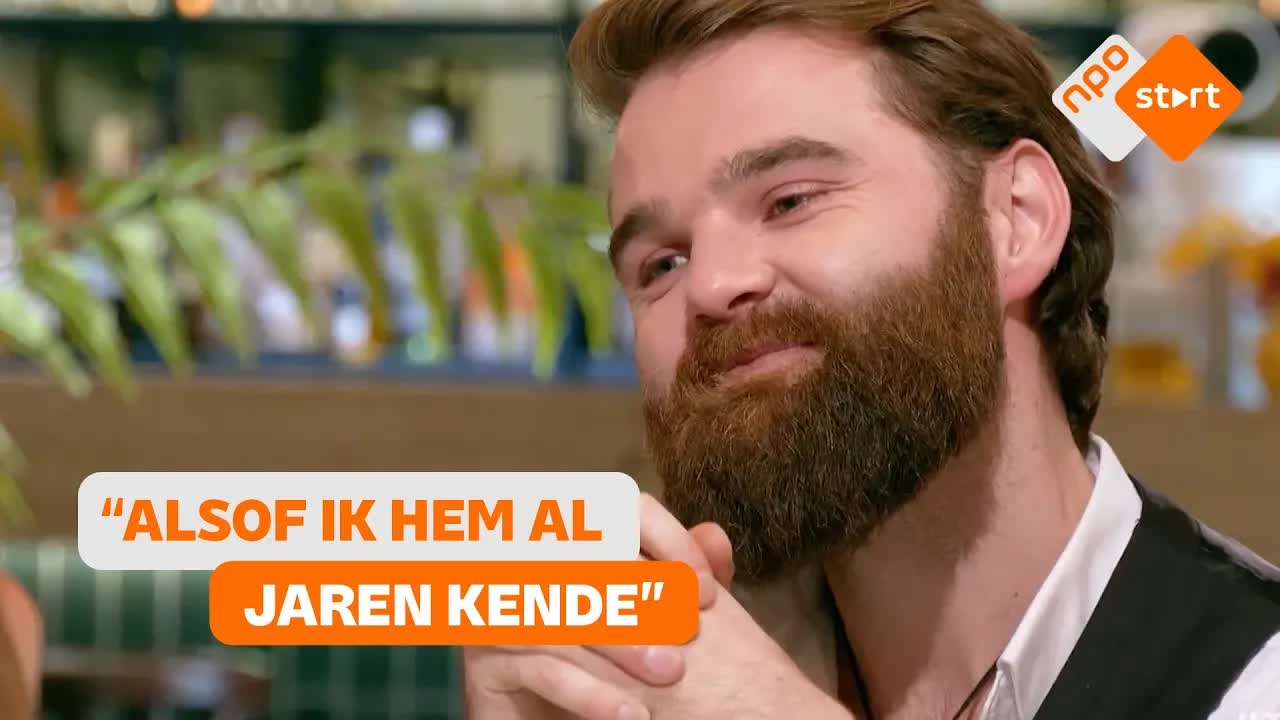 Fijen en Sander op een emotionele eerste date