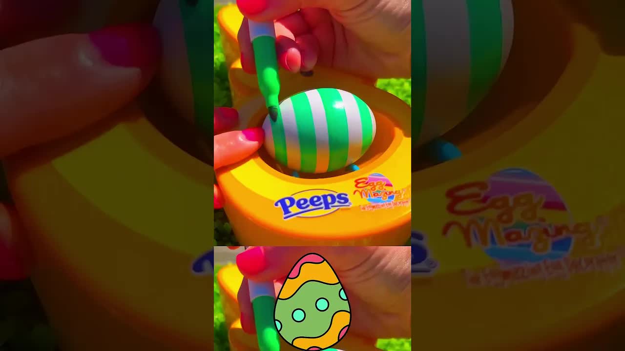 Как боядисваме цветни яйца с майка ми