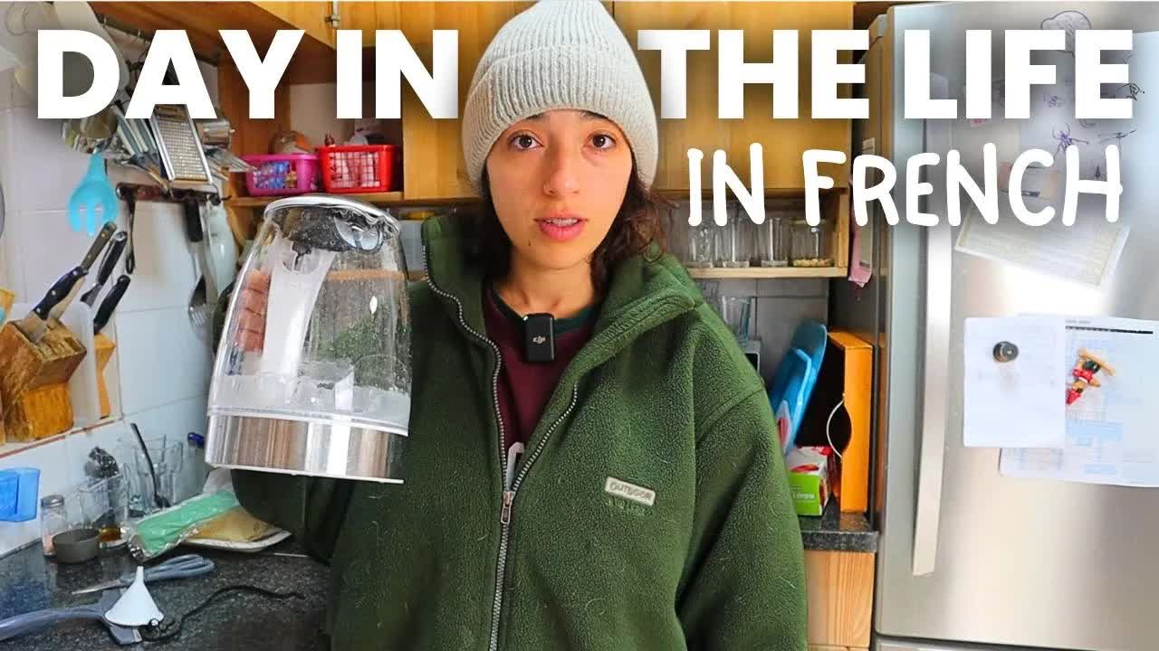 Une journée d'hiver en français