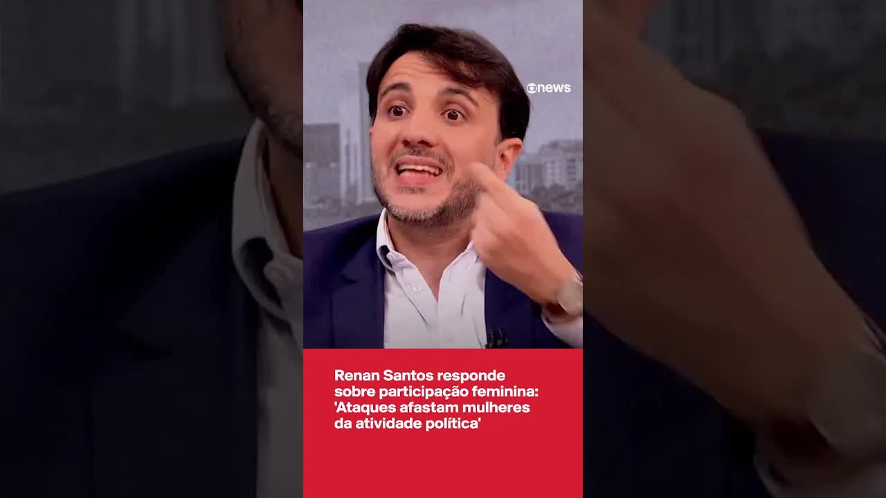 Ataques afastam mulheres da política, diz Renan Santos