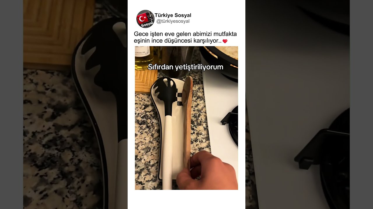 Gece İşten Gelen Eşi İçin Yemek Hazırlayan Ablamız