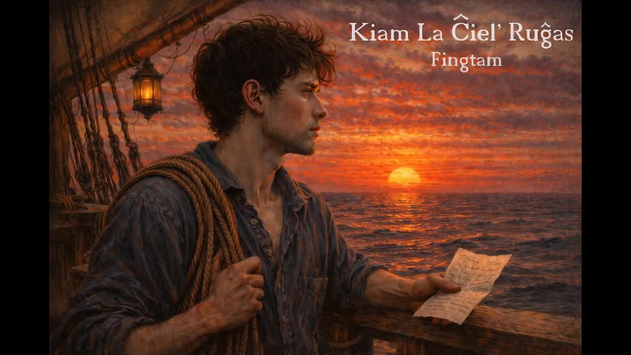 Kiam La Ĉiel’ Ruĝas | Kanto en Esperanto