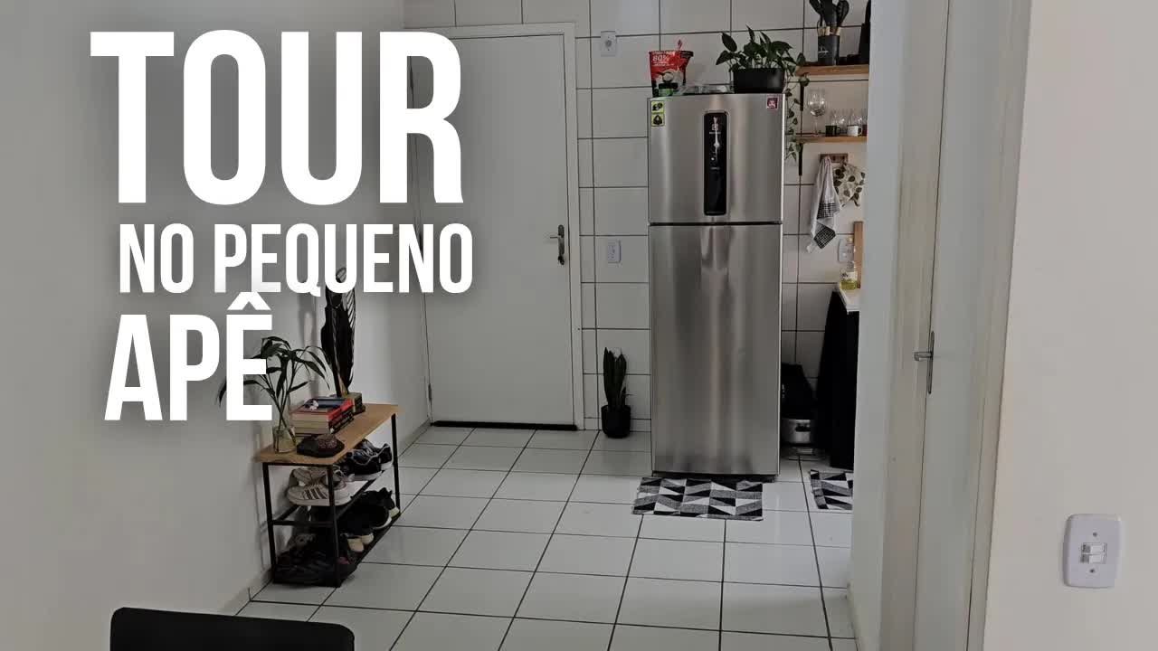Tour pelo nosso pequeno apartamento