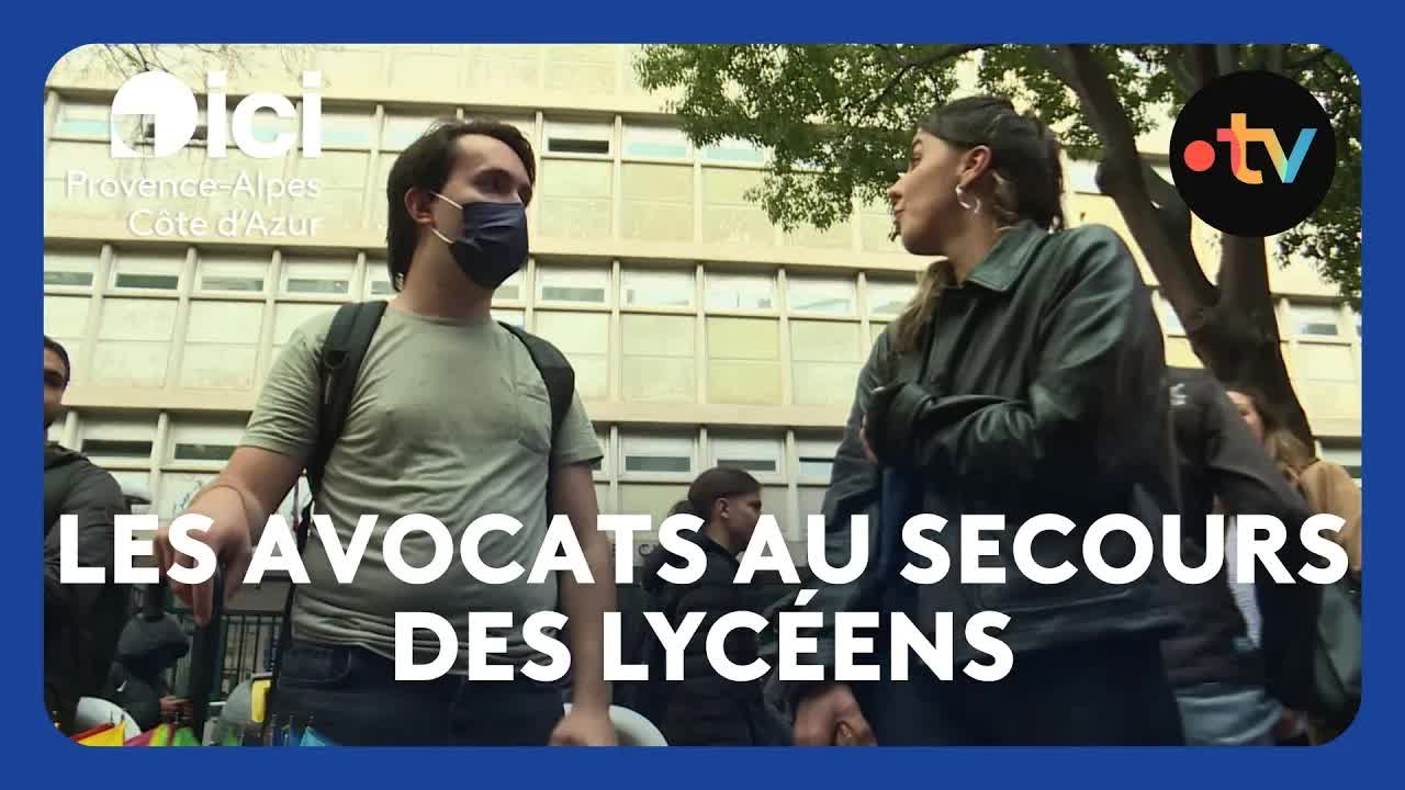 Les avocats soutiennent les lycéens manifestants