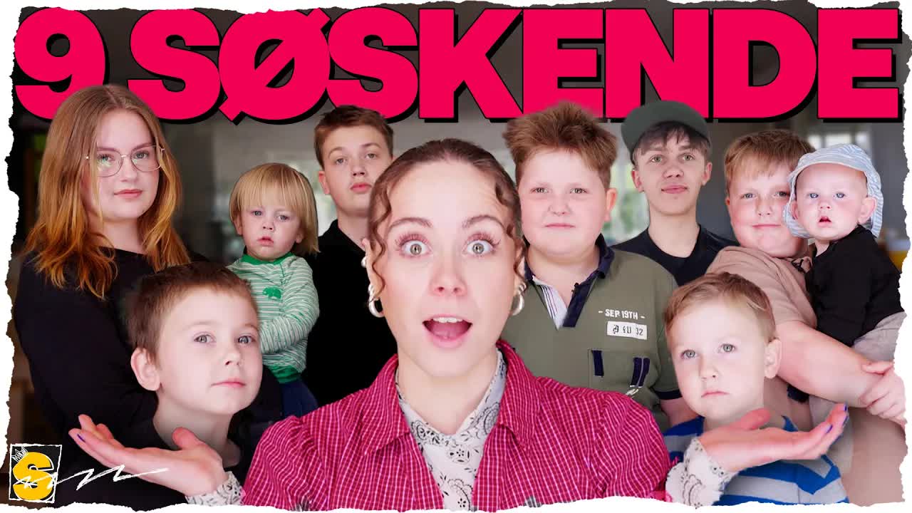 En dag i livet med en familie med ni børn