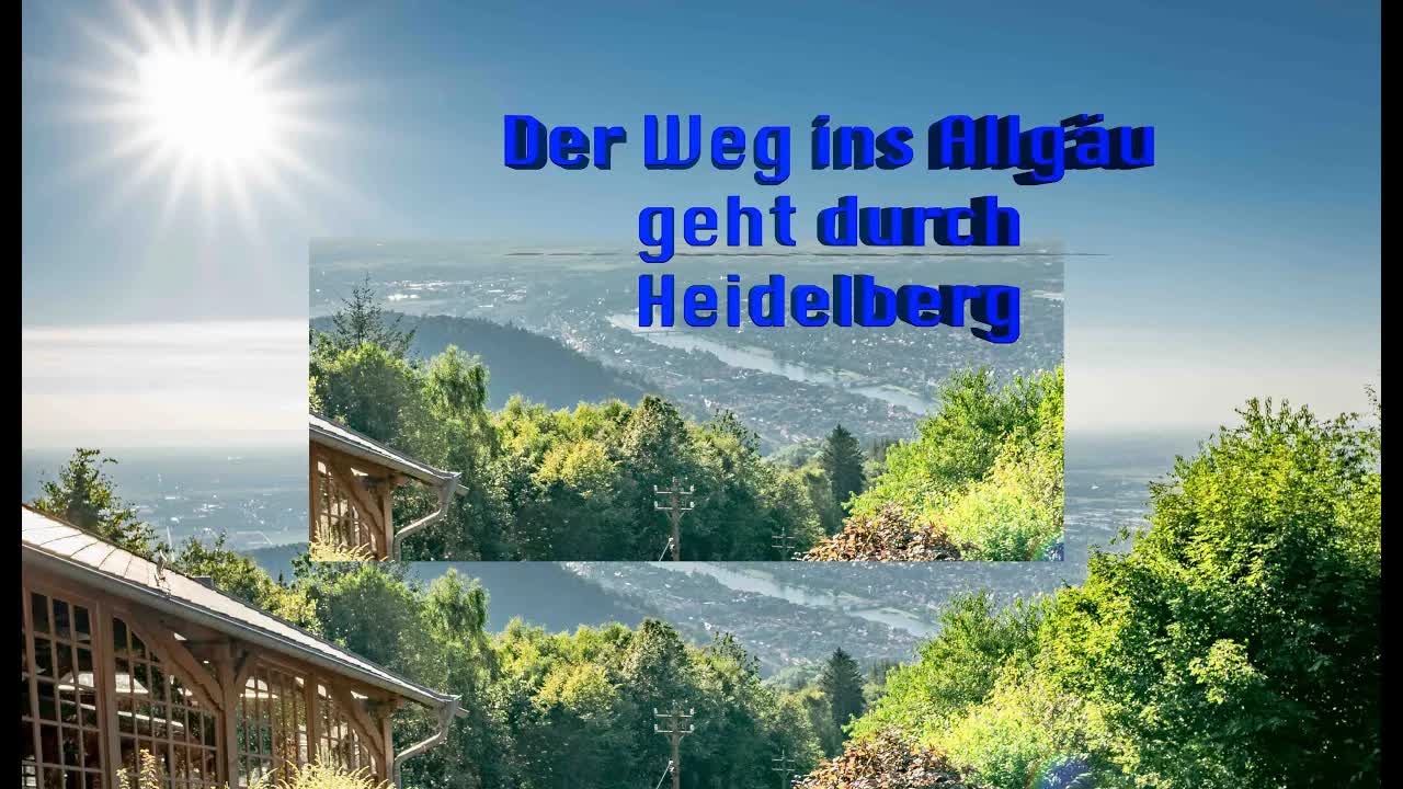 Unser Zwischenstopp in Heidelberg auf dem Weg ins Allgäu