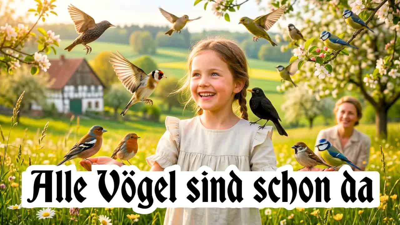 Alle Vögel sind schon da – Frühlingslied zum Mitsingen