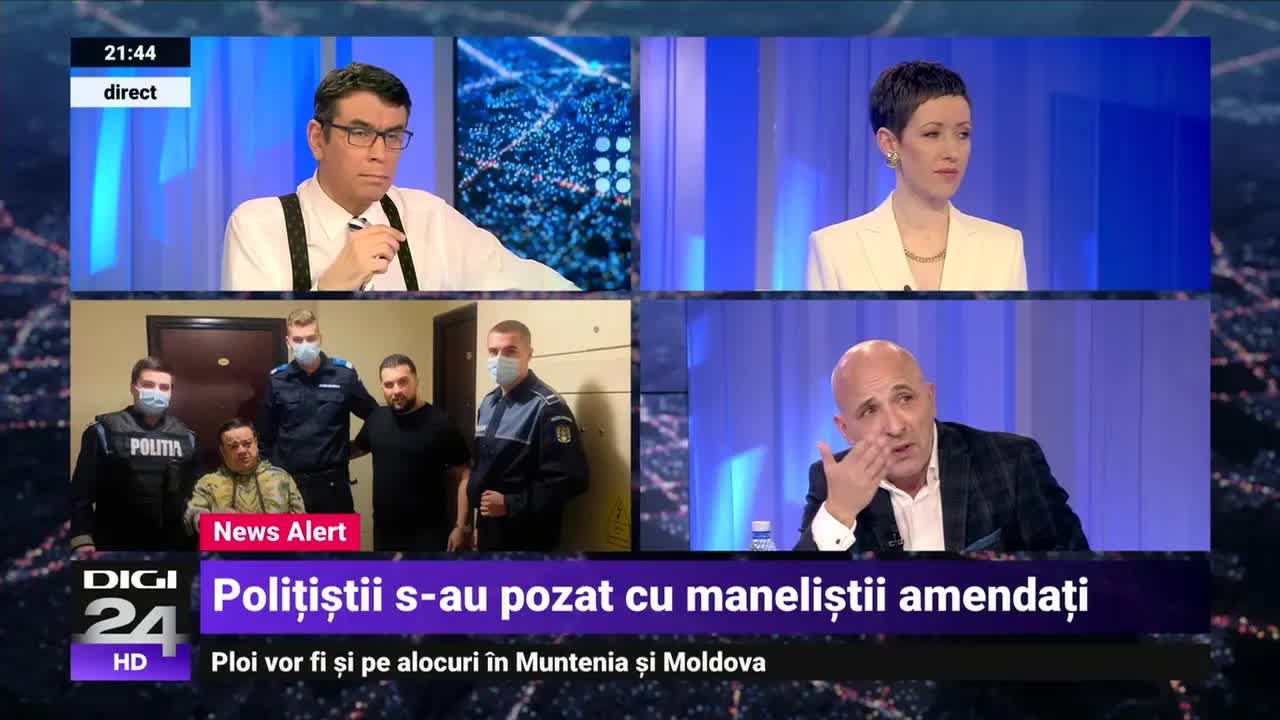 Polițiști anchetați pentru poză cu maneliști amendați