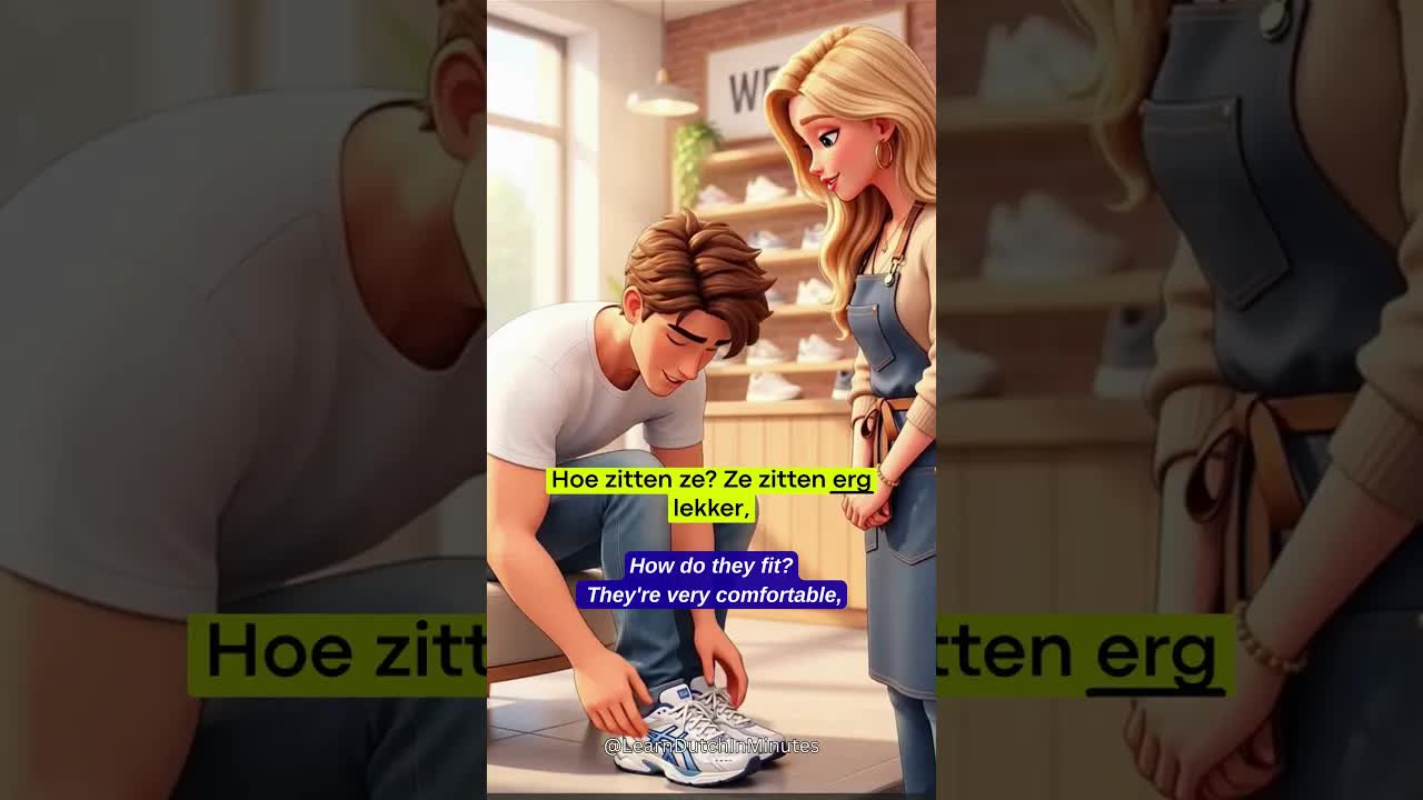 Nieuwe schoenen kopen in de winkel
