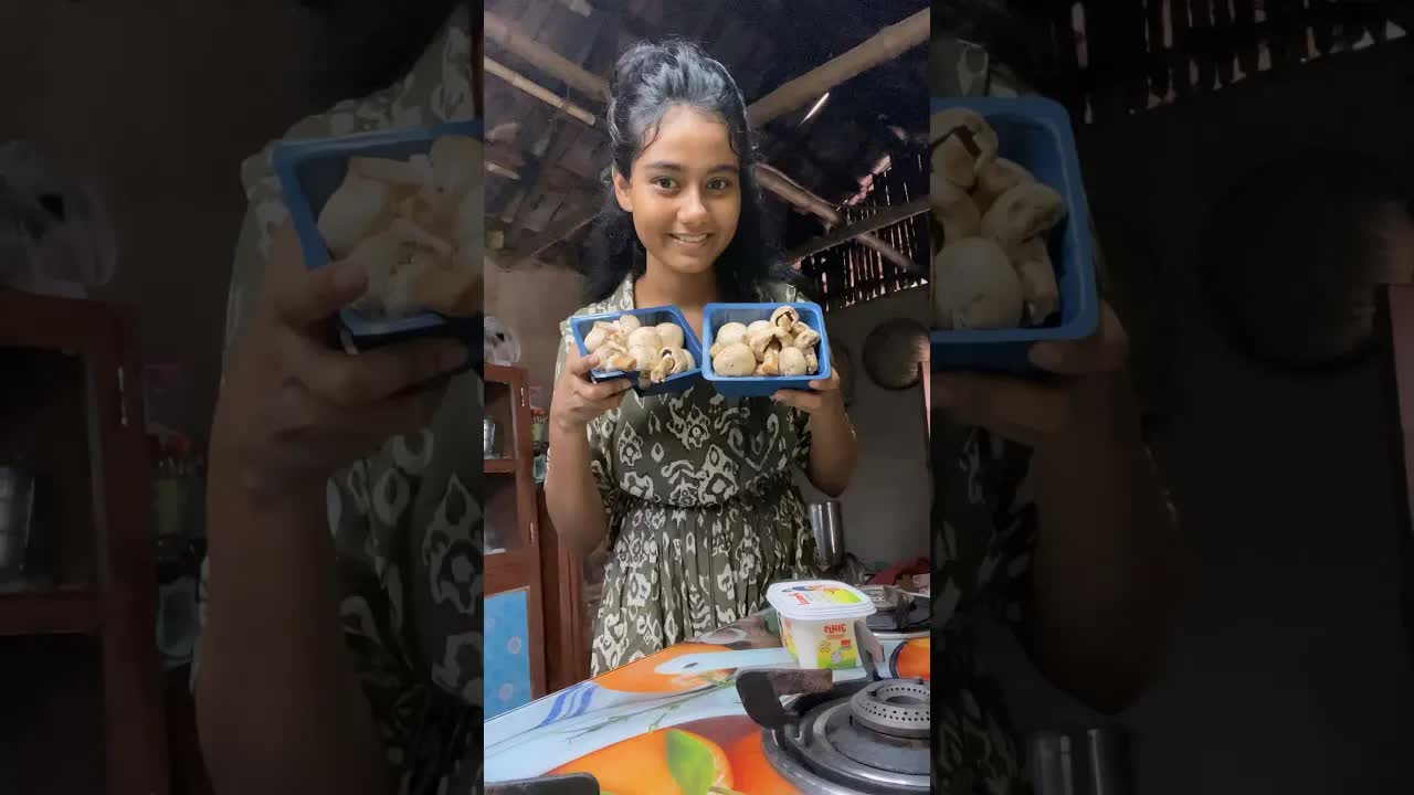 বাড়িতে প্রথমবার মাশরুম রান্না করলাম