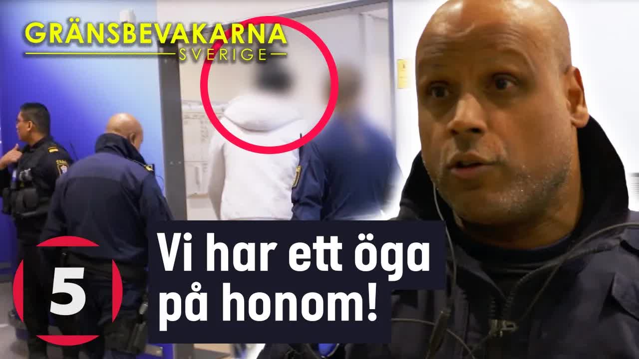 Polis stoppar gängkriminell och räddar man med hjärtproblem