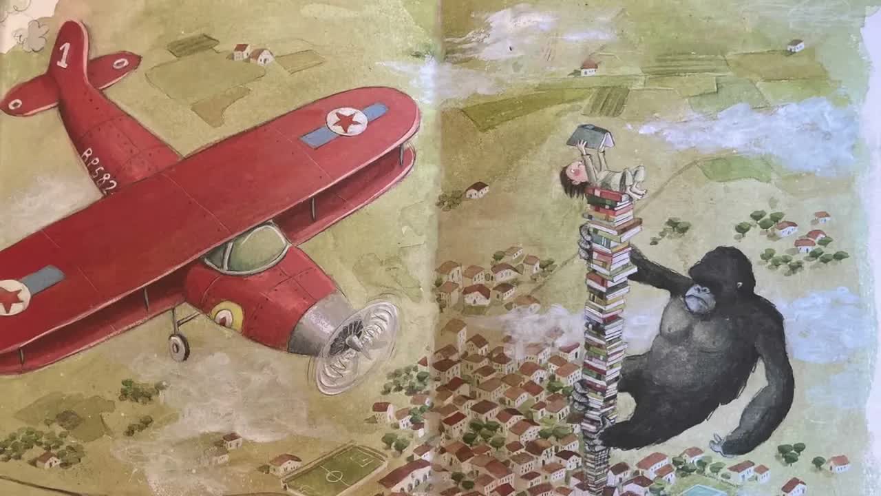 Eric i la muntanya de llibres màgica