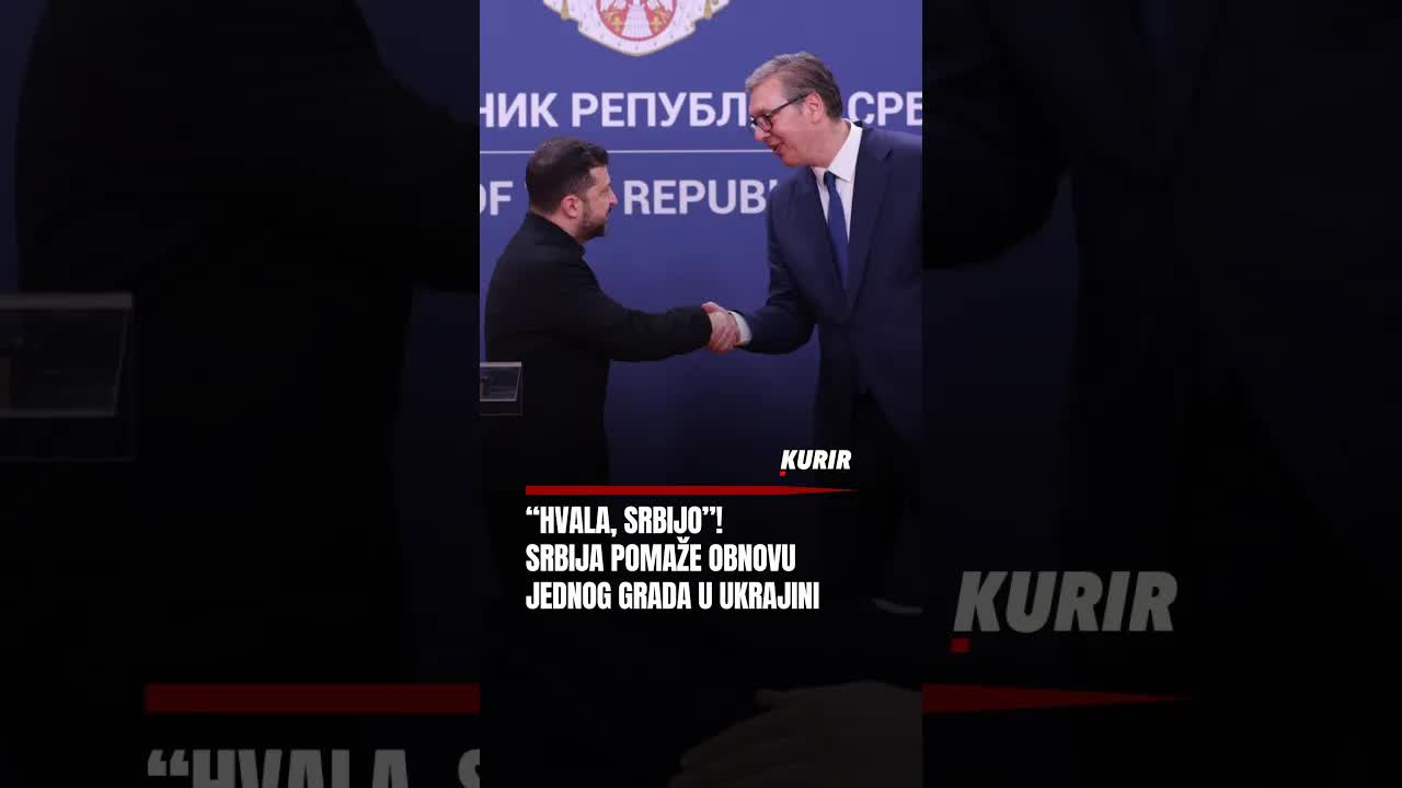 Srbija obećava obnovu grada u Ukrajini