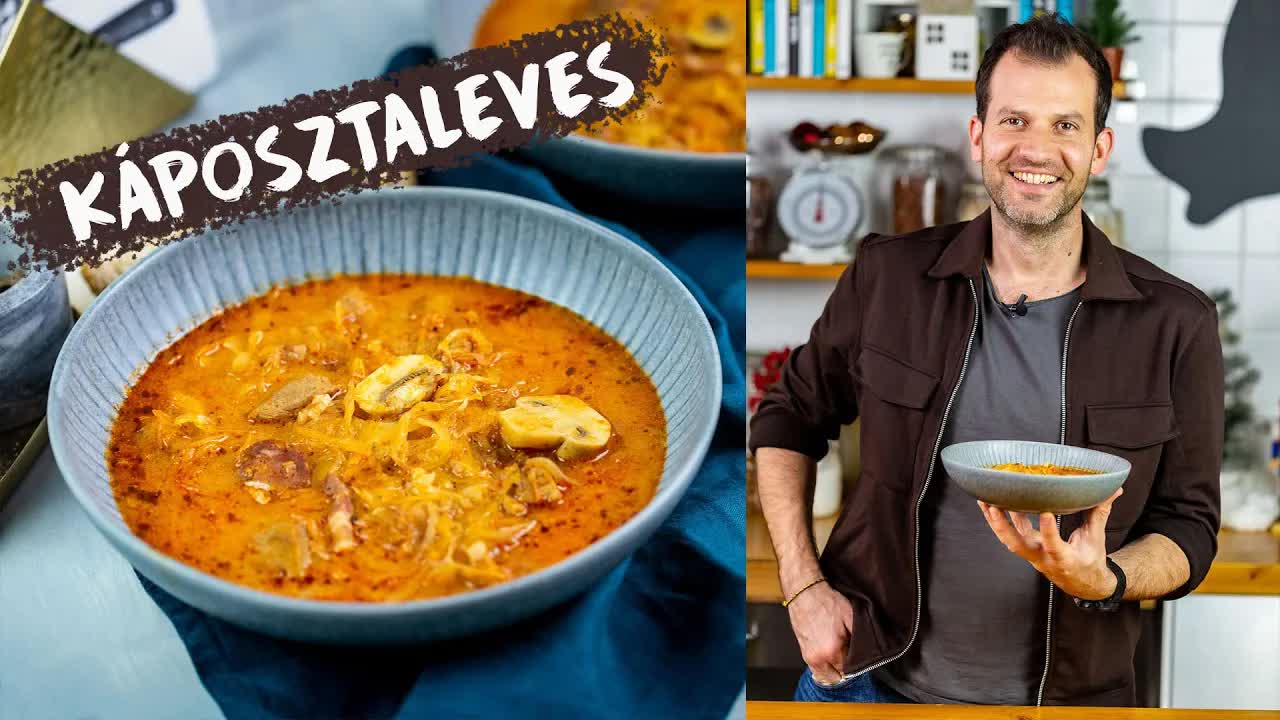 Zé-féle káposztaleves készítése otthon