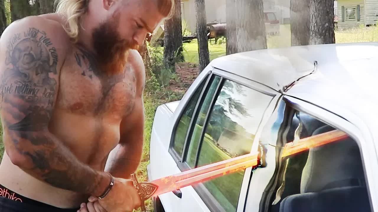Can A 1000 Degree Sword Really Cut A Car?