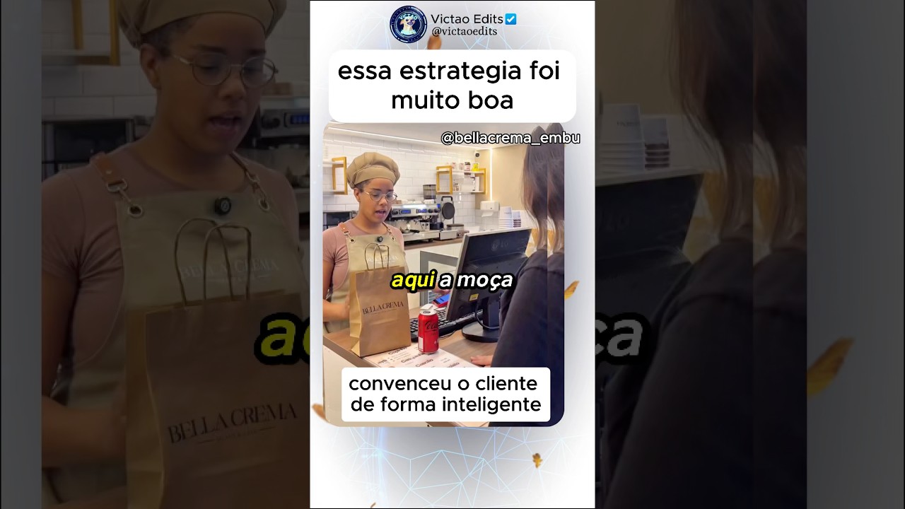 Vendedora dá desconto e refrigerante grátis