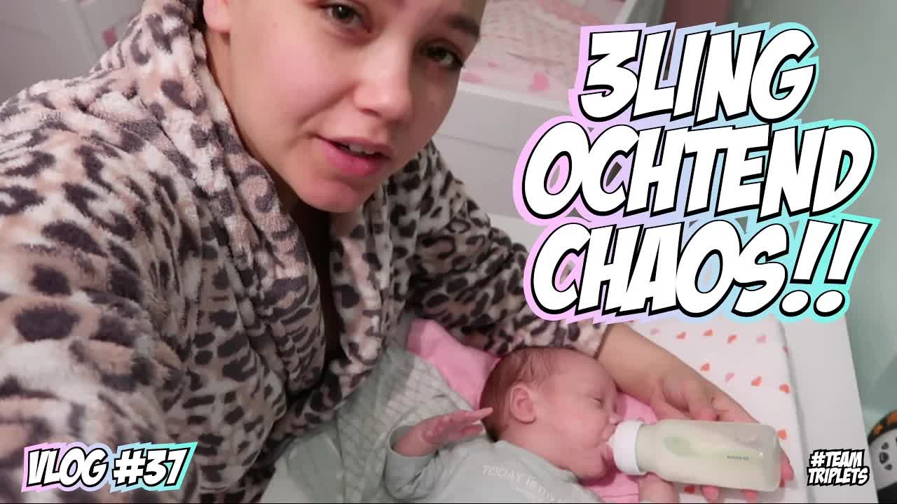 Ochtendchaos met drieling: Vlogging het dagelijkse leven