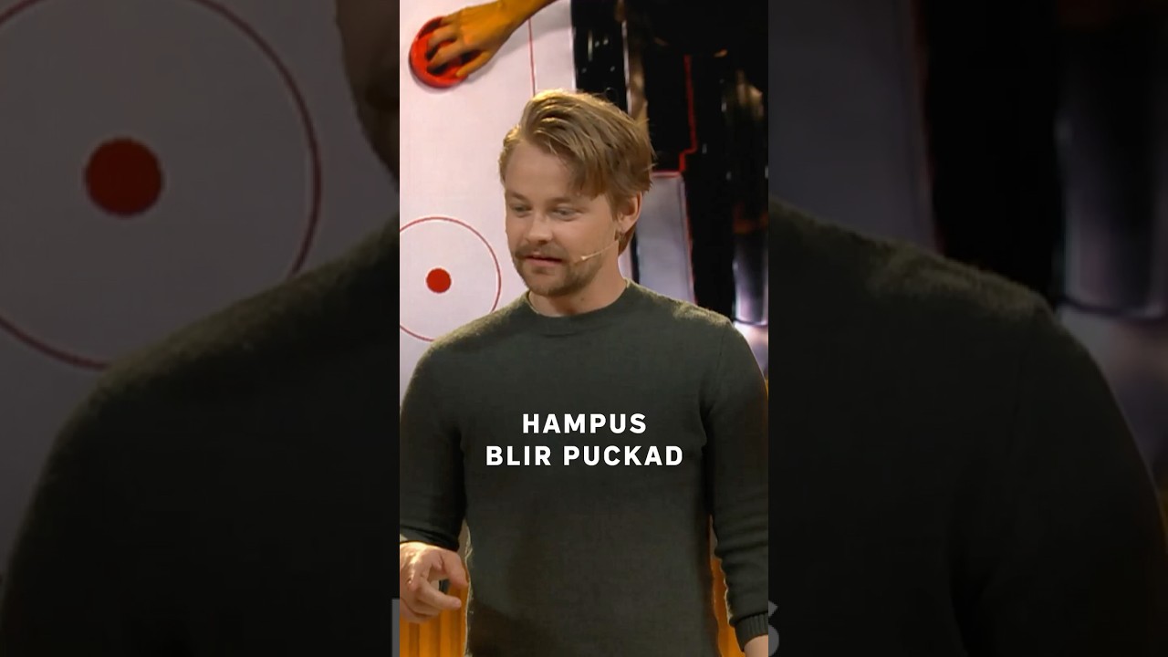 Kemist använder Hampus som puck i experiment