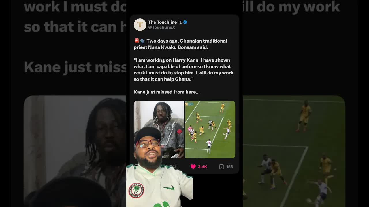 Nigerian reacts to Ghana priest claiming World Cup powers