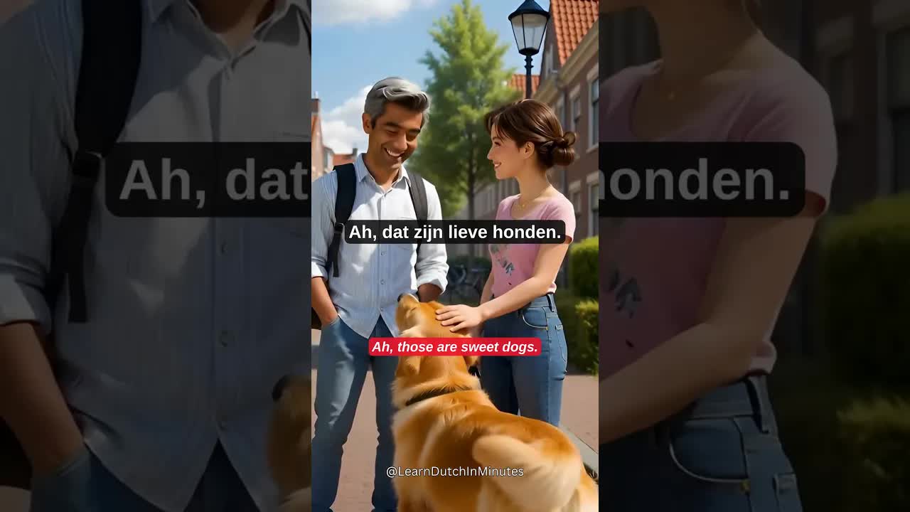 Gesprek over de hond van de buurman