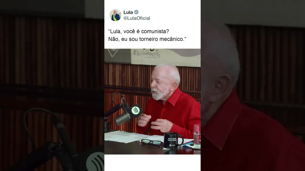Lula responde se é comunista ou católico