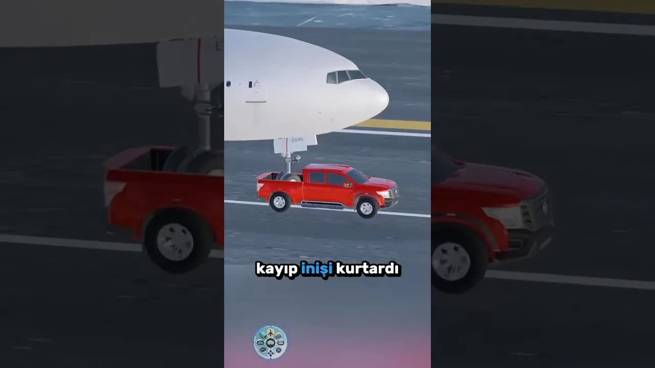 Nissan Reklamı İçin Uçağı Kurtaran Pickup