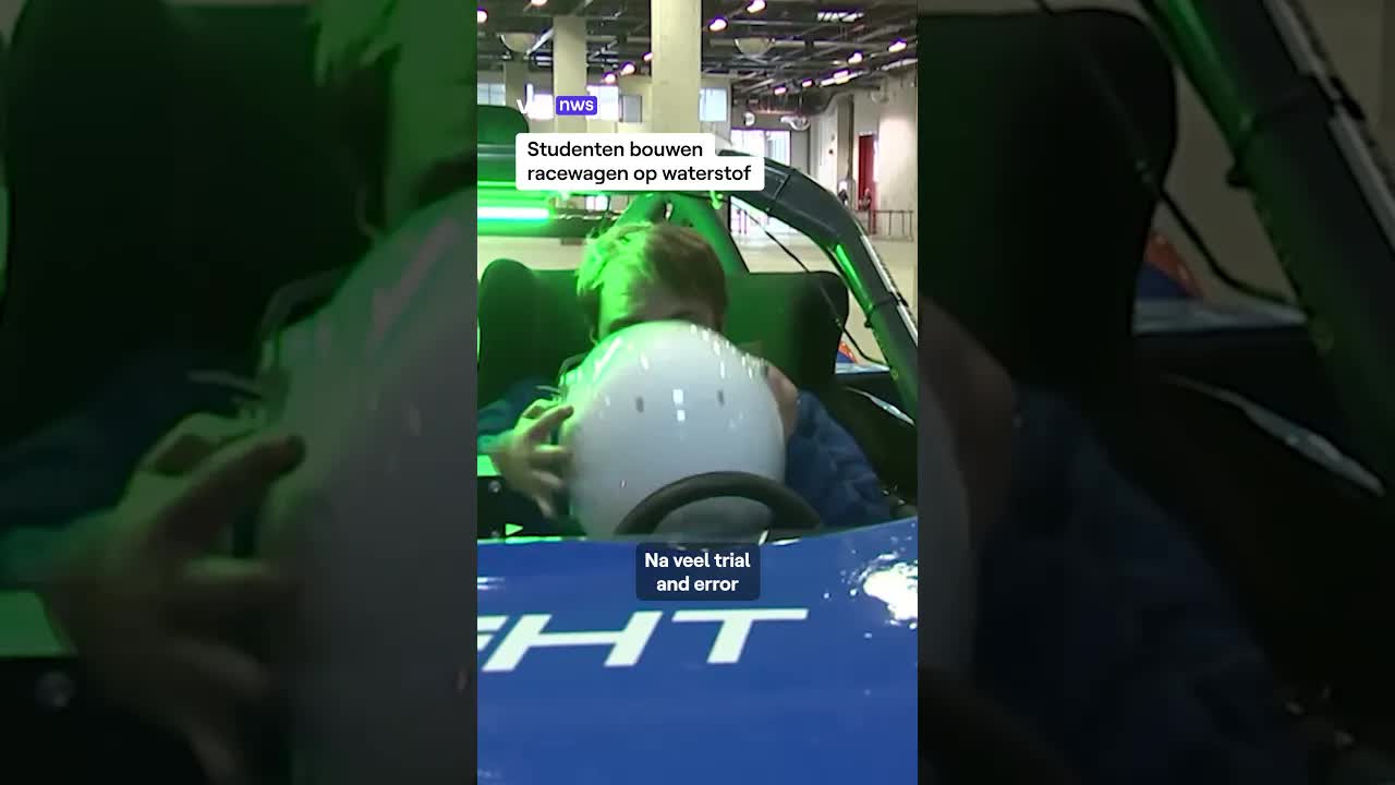 Studenten bouwen waterstofracewagen
