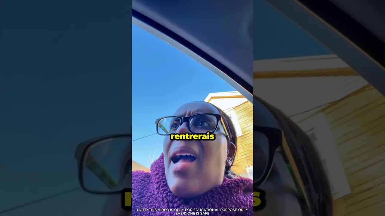 Pourquoi elle dort dans la voiture