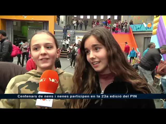 Parc infantil de Nadal a Granollers
