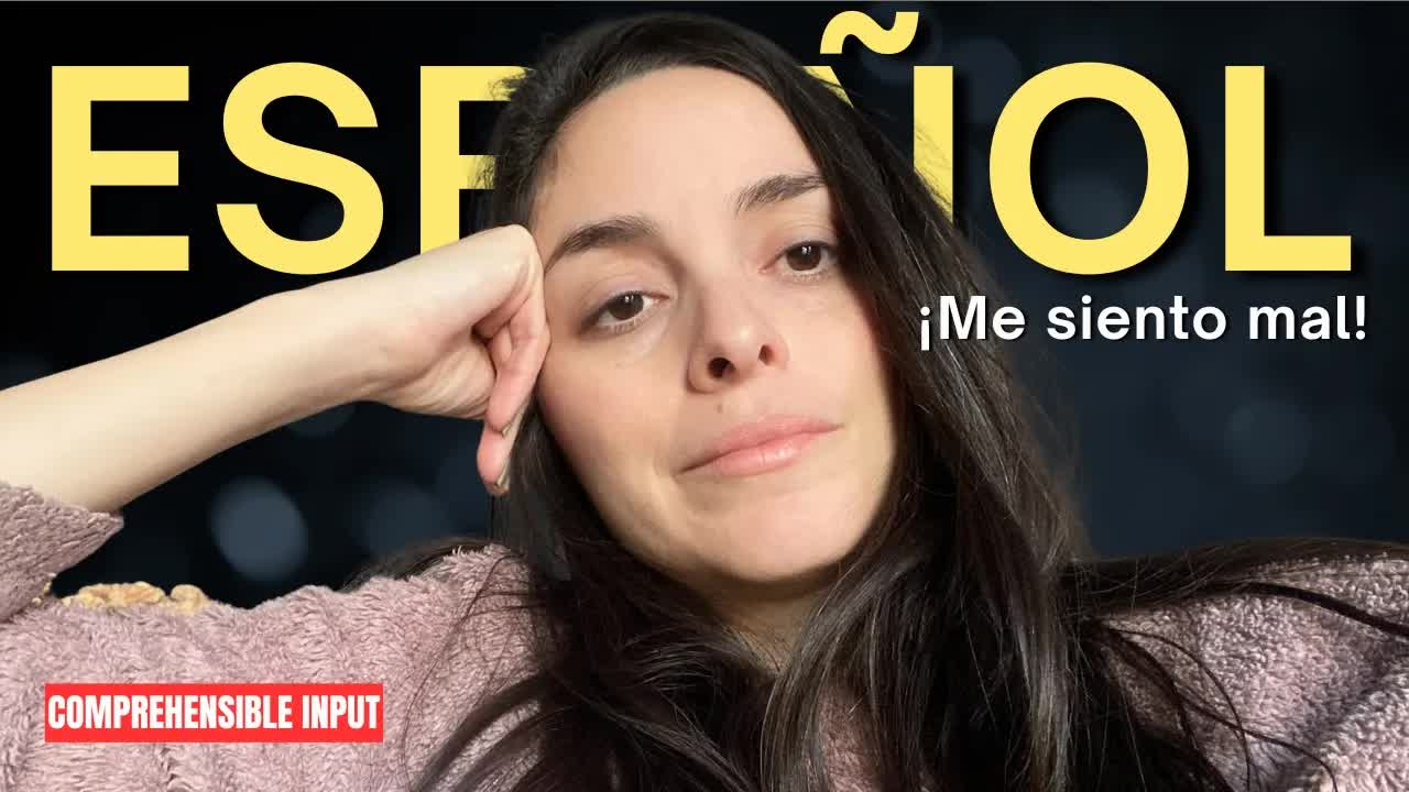 Mi día enferma: vocabulario y círculos de conversación