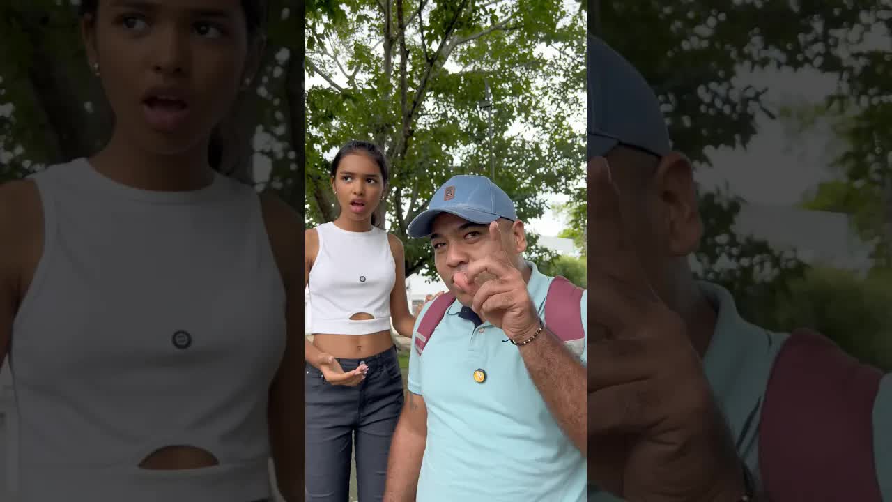 Niña negocia con su papá por un helado