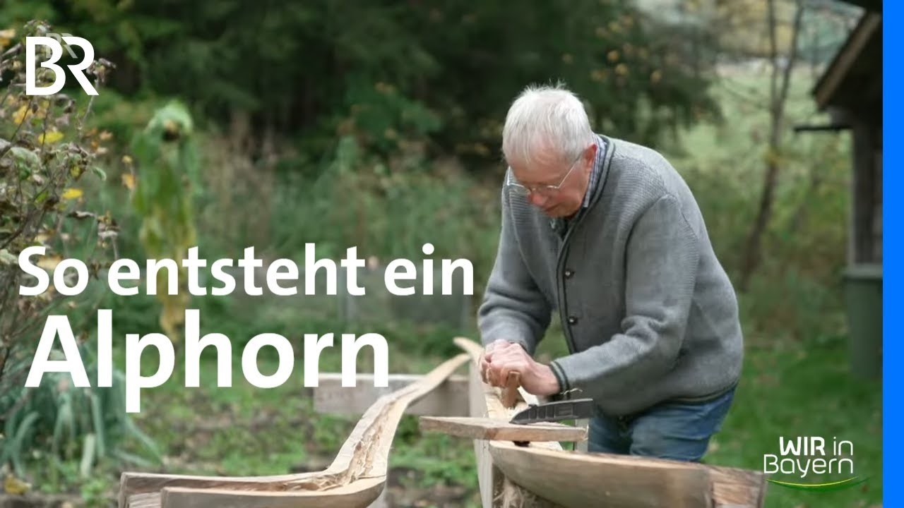 Alphorn bauen und blasen im Chiemgau