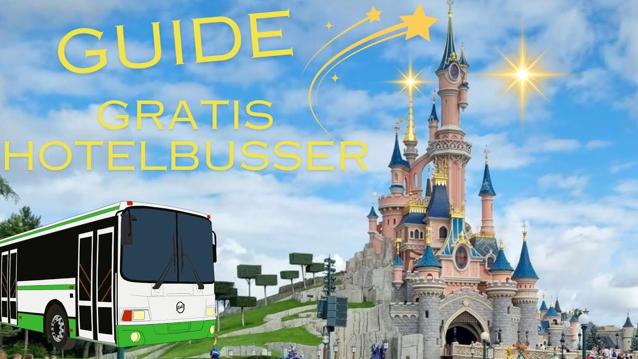 Sådan kommer du til dit hotel med gratis busser i Disneyland Paris