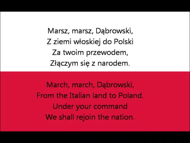 Mazurek Dąbrowskiego - Hymn Polski