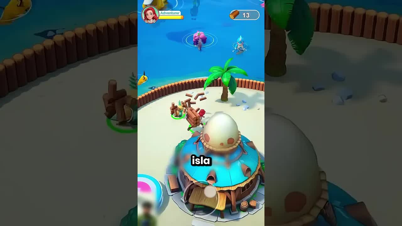 Una entrenadora ayuda a su Pokémon herido