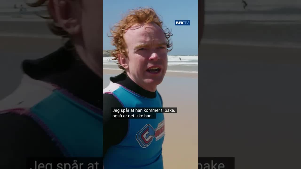 Surfer i Paradise Surfland med NRK