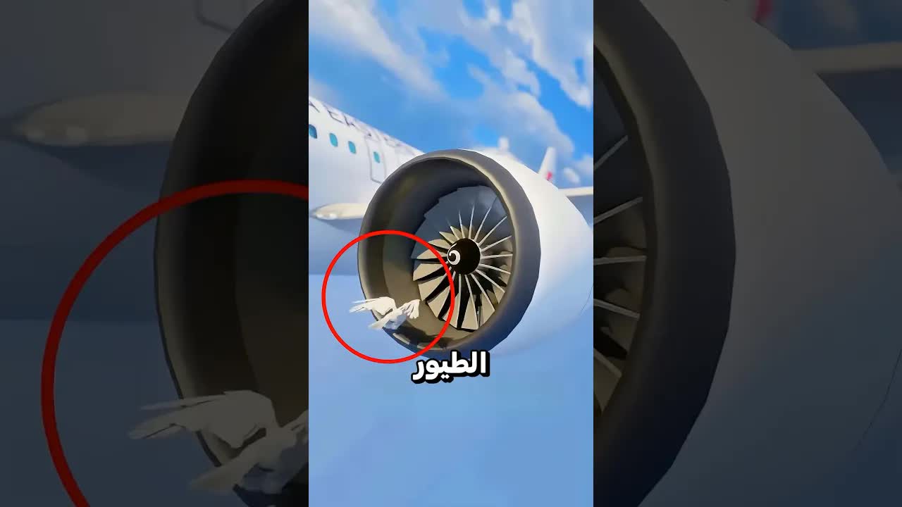 لماذا لا تُحمى محركات الطائرات من الطيور؟