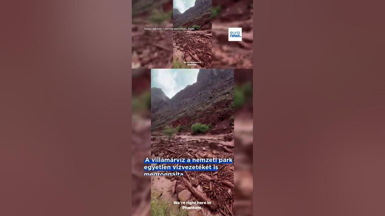 Villámárvíz a Grand Canyonban – 15 ember eltűnt