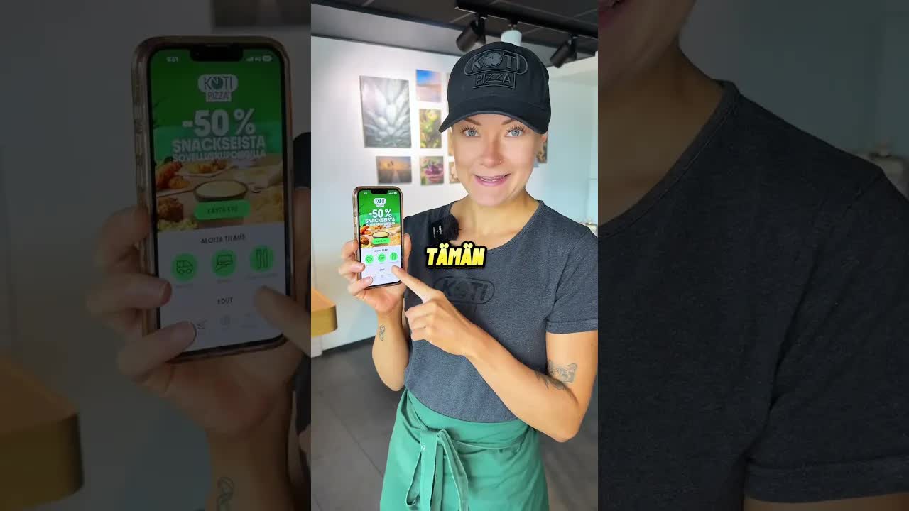Näin saat ilmaisen pizzan Kotipizza-äpistä