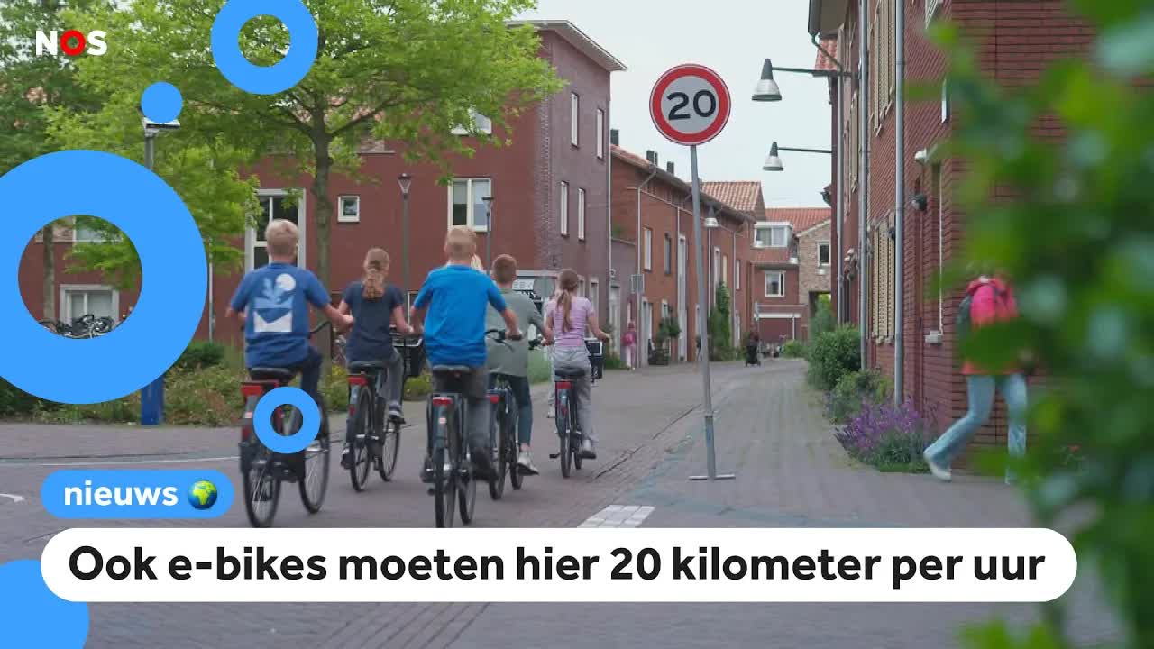 Proef met maximale snelheid op fietspad