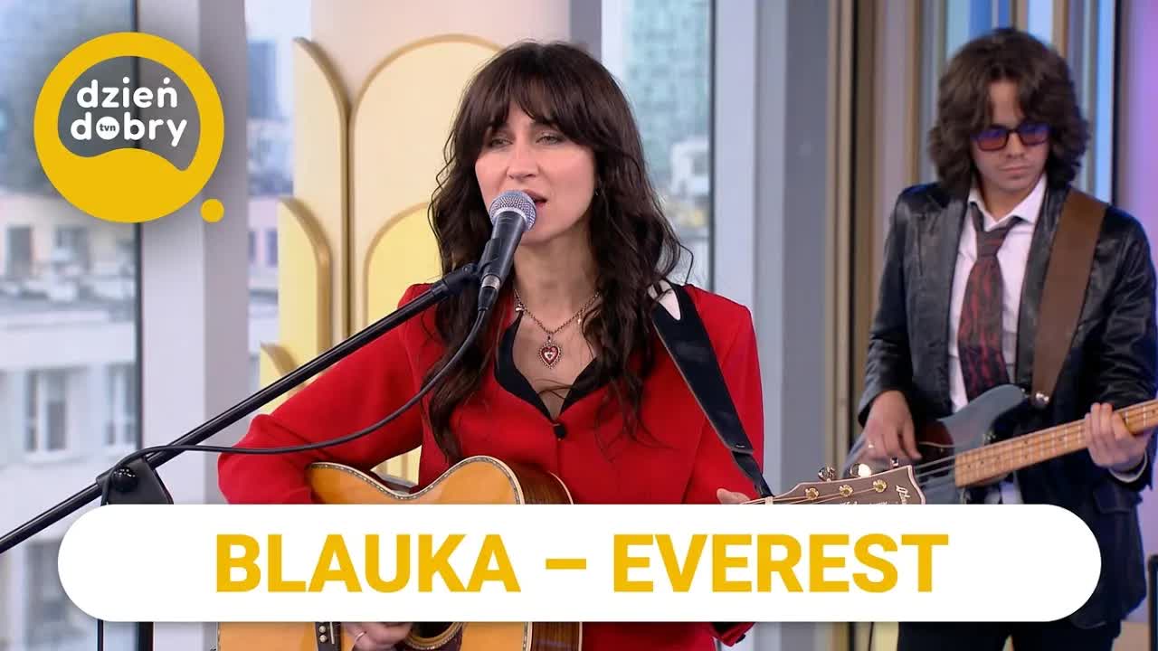 Blauka śpiewa "Everest" w Dzień Dobry TVN