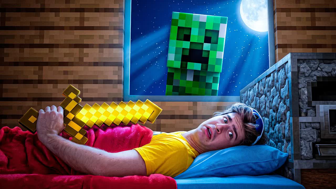 Jogando Minecraft na Vida Real em Modo Sobrevivência