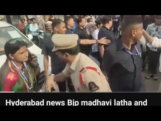 हैदराबाद चुनाव में माधवी लता पर केस को लेकर बवाल