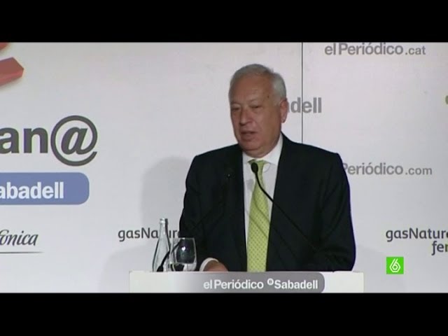 Metáfora de Margallo sobre Cataluña y la independencia