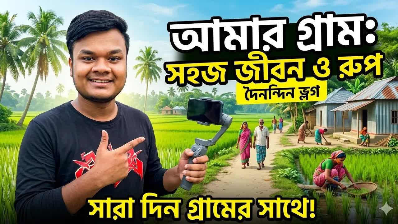 আমাদের গ্রামের সাধারণ জীবন ও অপরূপ প্রকৃতি