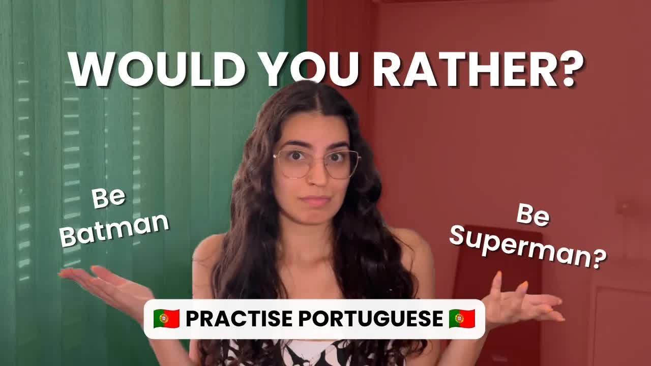 Jogo Would You Rather em Português de Portugal