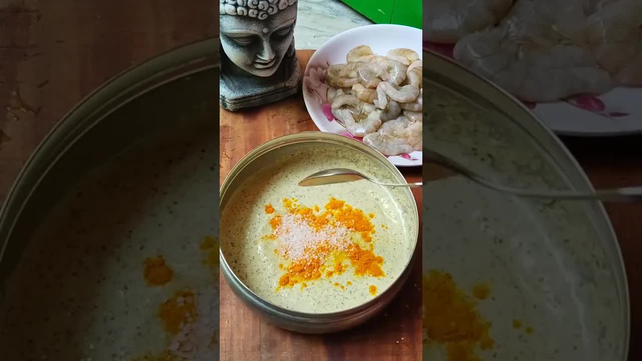 কচুপাতায় চিংড়ি ভাপা রেসিপি
