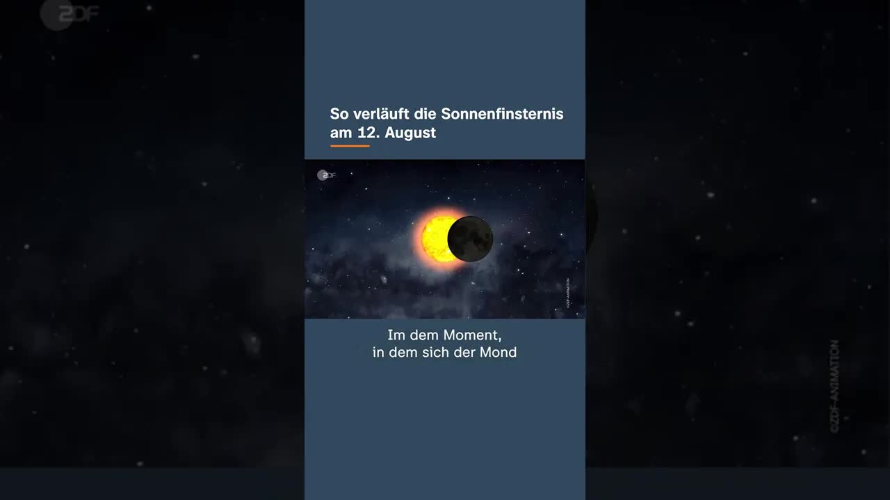 Sonnenfinsternis am 12. August in Deutschland