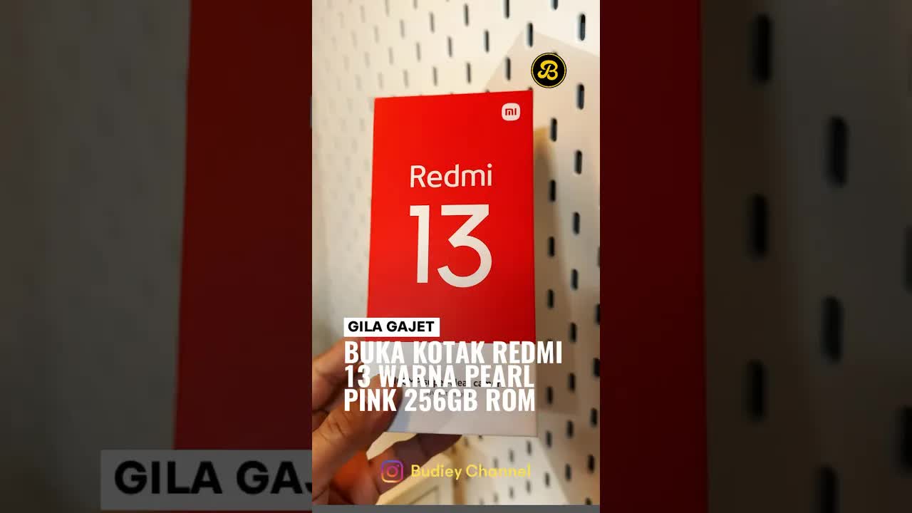 Unboxing Redmi 13, harga sedang tapi berbaloi