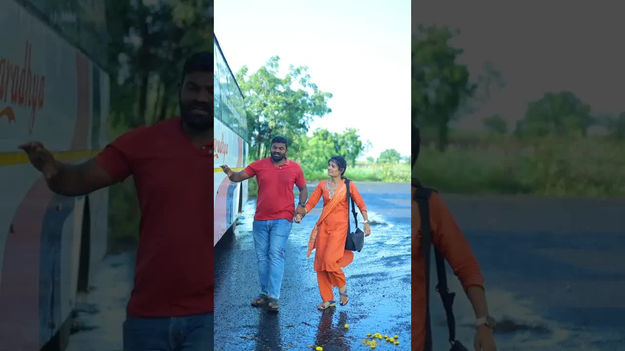 नाम्याला बस स्टँडवर सोडायला गेलेला प्रवास